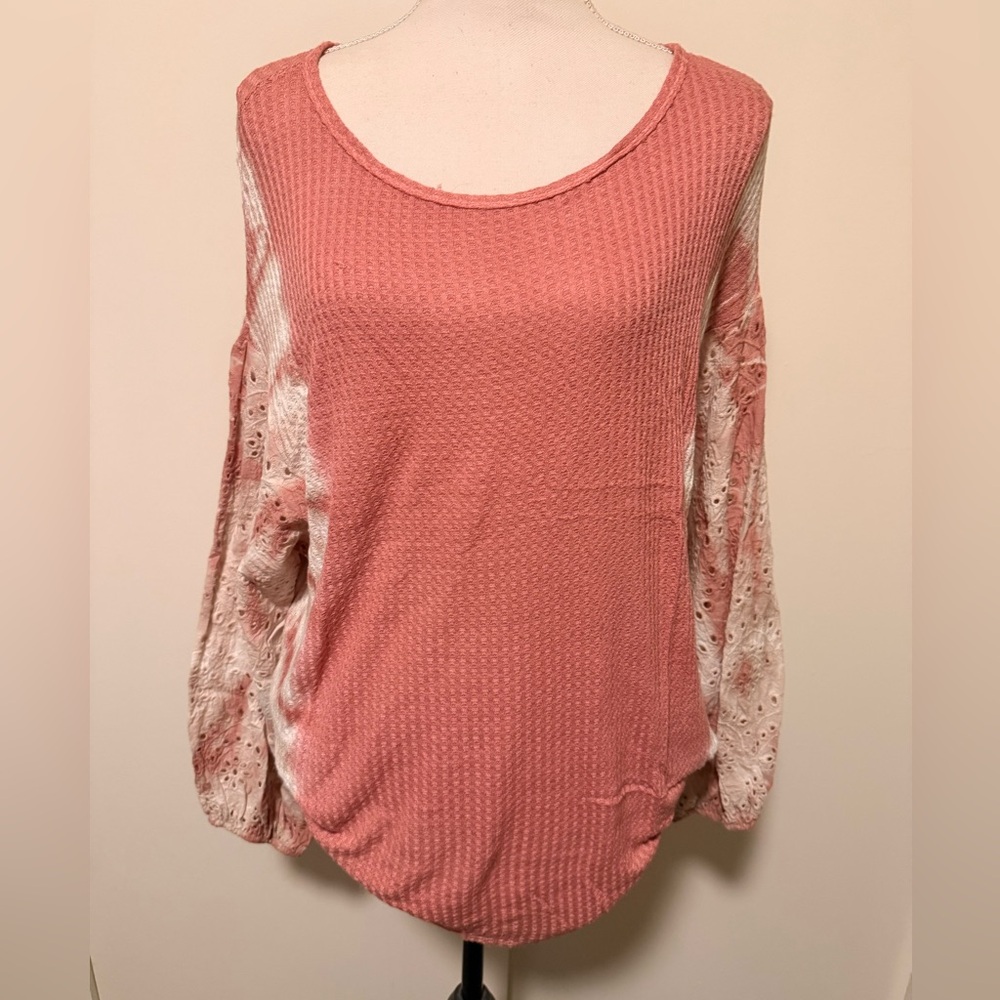 Chrysanthemum from VICI waffle knit top size S